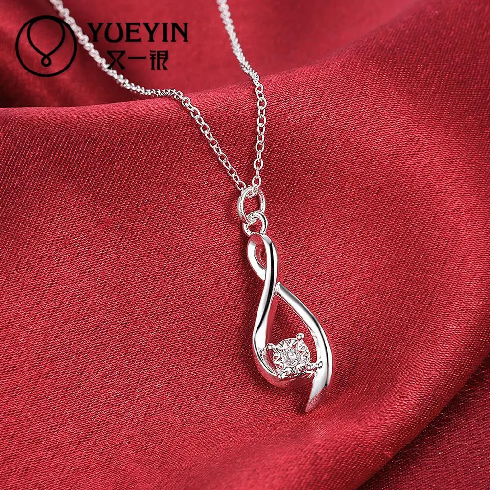 Женская бижутерия посеребренное ожерелье ювелирные изделия для помолвки колье