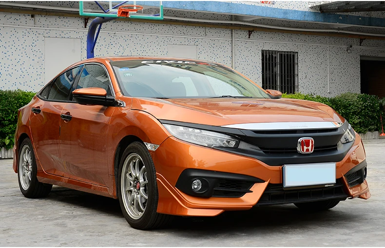 Lsrtw2017 из нержавеющей стали головки автомобиля планки для honda civic 10th поколения