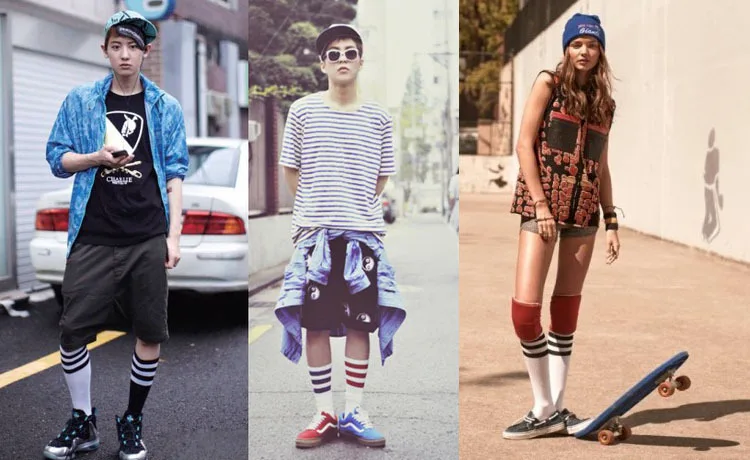 Студенческие Носки в полоску спортивные носки обувь для мужчин и женщин