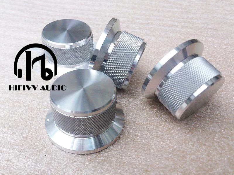 Hifi усилитель спикера алюминиевая ручка громкости 1 шт. диаметр 50 мм высота 25 мм ручка потенциометра усилителя