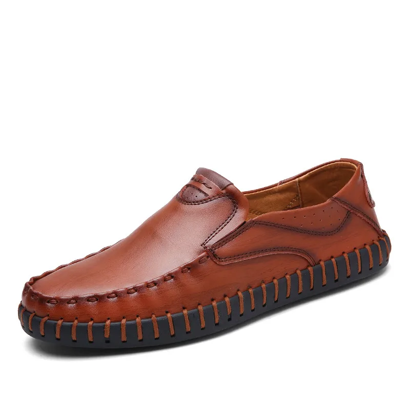 

Nice Handmade Leather Men Shoes Casual Breathable Moccasins Men Loafers Comfortable