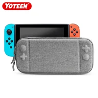 yoteen super slim carrying bag for nintendo switch console tailor made cutouts case fabric hand bag