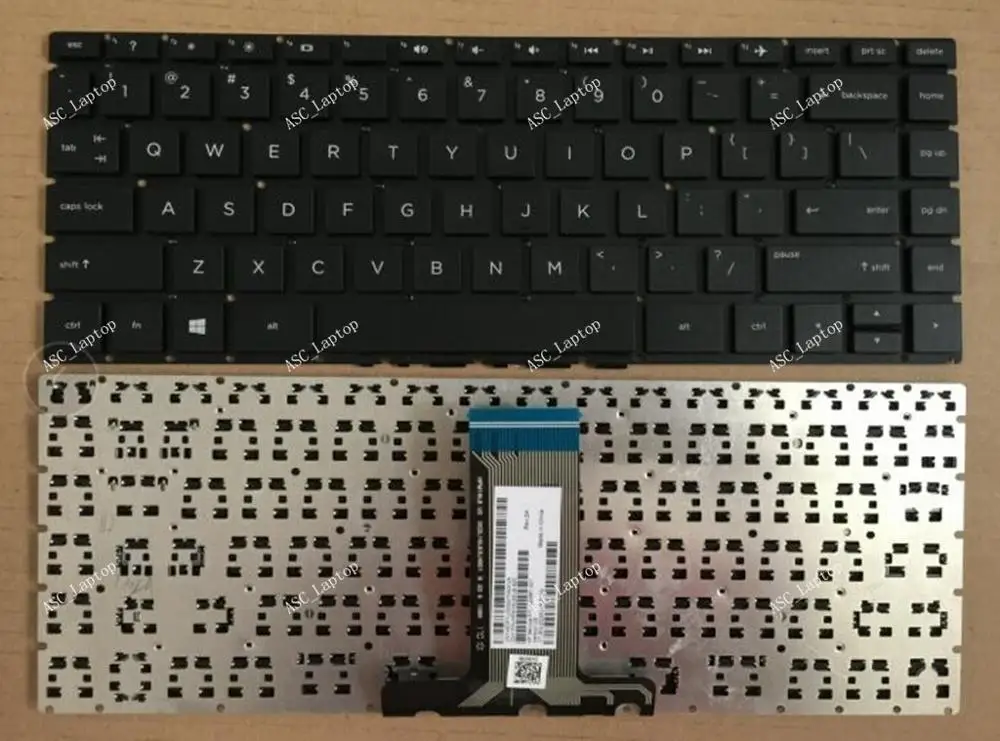 Новая английская клавиатура для ноутбука HP home 14g br000 br100 14q bu000 bx000 by000 черная без