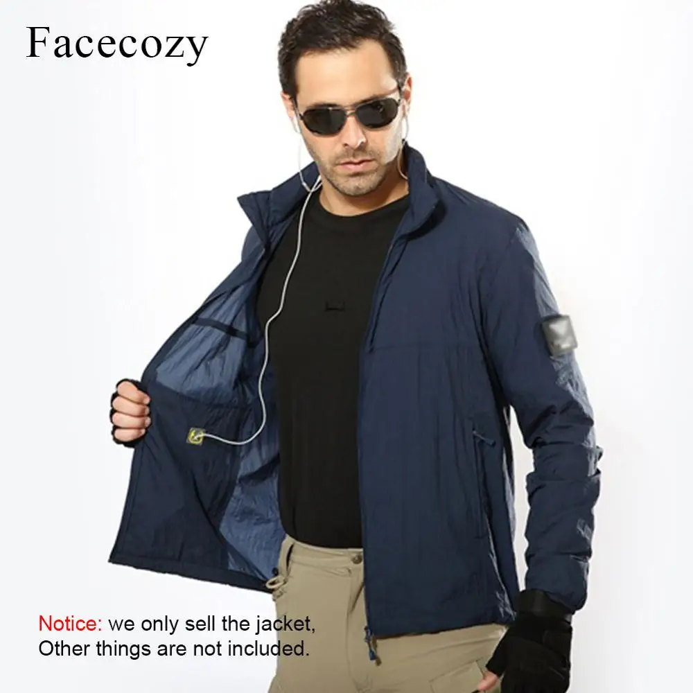 Facecozy Мужская Тактическая Военная охотничья куртка летняя дышащая мужская с