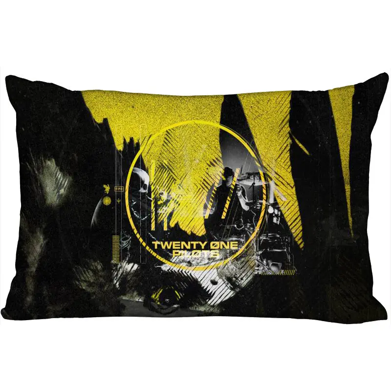 Pillowcase «Twenty One Pilots» Подушка Чехол прямоугольник Подушка на молнии Подушка Чехол 45x35 см наволочка с декоративным принтом - Цвет: Pillowcase