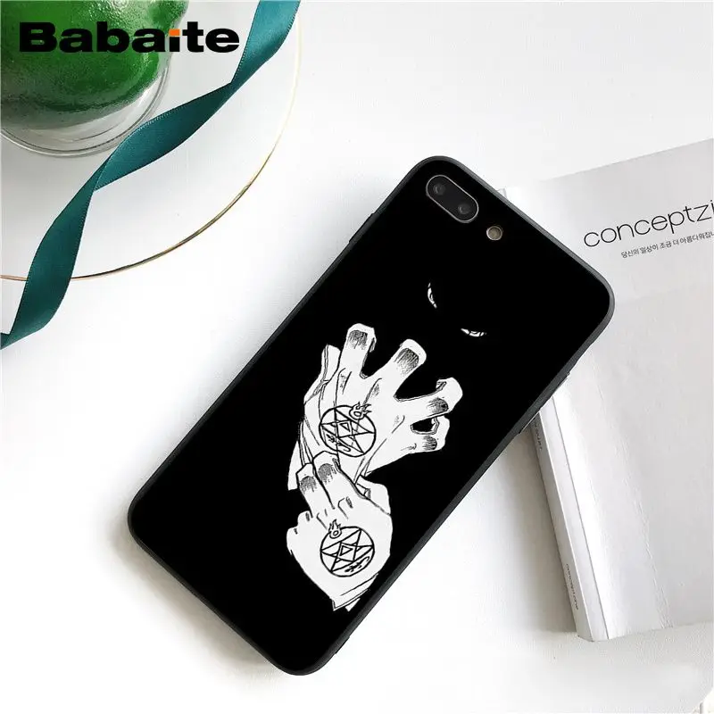 Babaite металлический чехол для телефона аниме «Братья алхимиков» для iphone 11 Pro 11Pro Max X XS MAX 6 6S 7 7plus 8 8Plus 5 5S XR - Цвет: A12