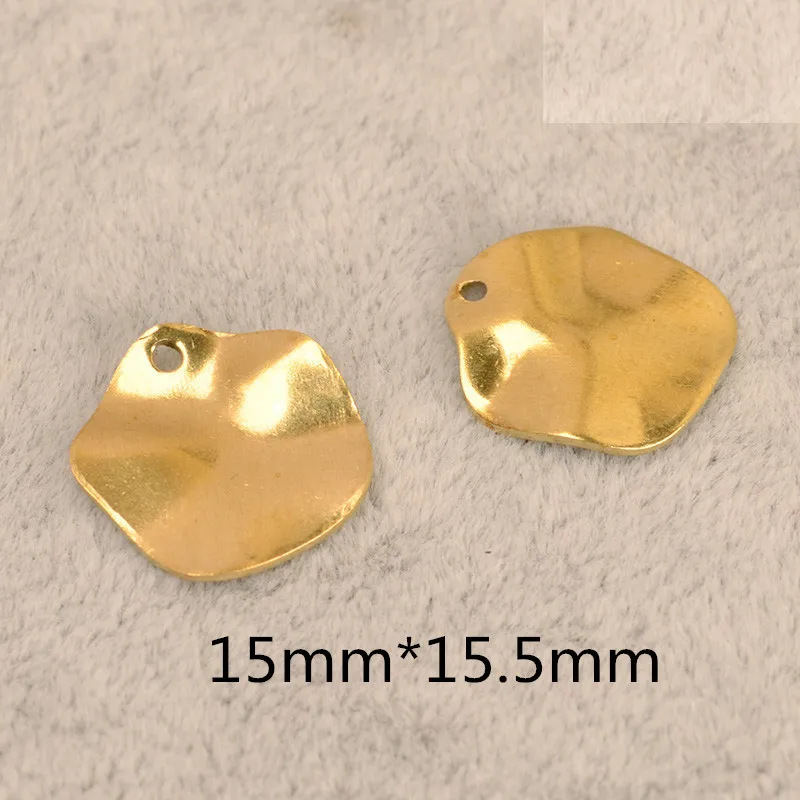 Raw Brass SEA MEW 100 шт модный металлический медный Кулон Шарм DIY серьги аксессуары для изготовления ювелирных изделий - Цвет: Raw Brass