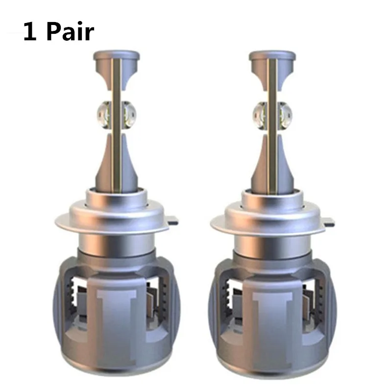 1 Pair INLONG с оригинальным Xhp70 мини H7 светодиодный H4 15600LM D4S H1 H8 H11 9005 D3S 9006 HB4 D1S автомобильные головные фары лампы 6000 К Противотуманные фары 12V - Испускаемый цвет: 1 Pair