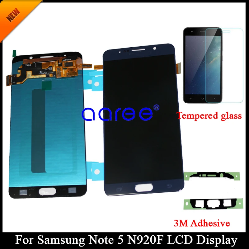 100% протестированный ЖК дисплей Super AMOLED для SAMSUNG Note 5 N920F Samsung сенсорный экран с