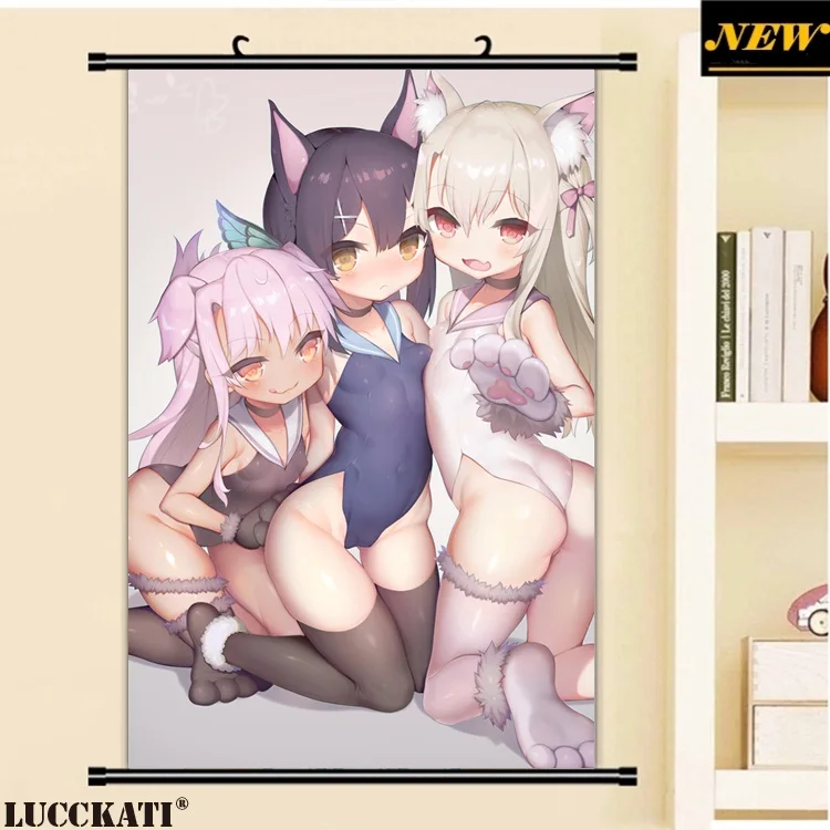 40X60 см судьба калейд лайнер prisma illya Судьба Ночь лоли cameltoe мультфильм аниме стены картину прокрутки холст живопись плакат