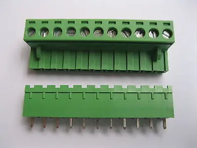 

30 pcs Green 11 pin 5.08mm Screw Terminal Block Connector Pluggable Type