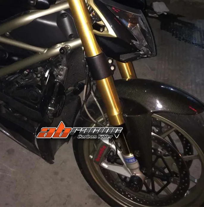 Переднее крыло Hugger Чехол Для Ducati Streetfighter полностью из углеродного волокна 100%