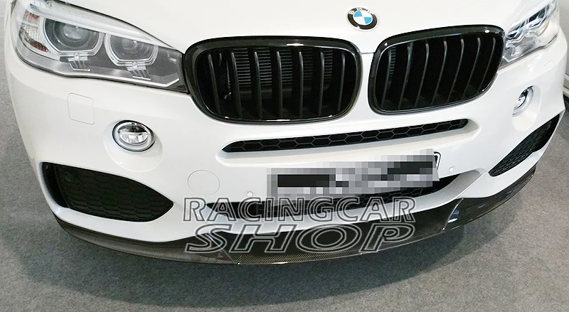 Настоящий углеродное волокно P Стиль передний спойлер для BMW F15 X5 M спортивный
