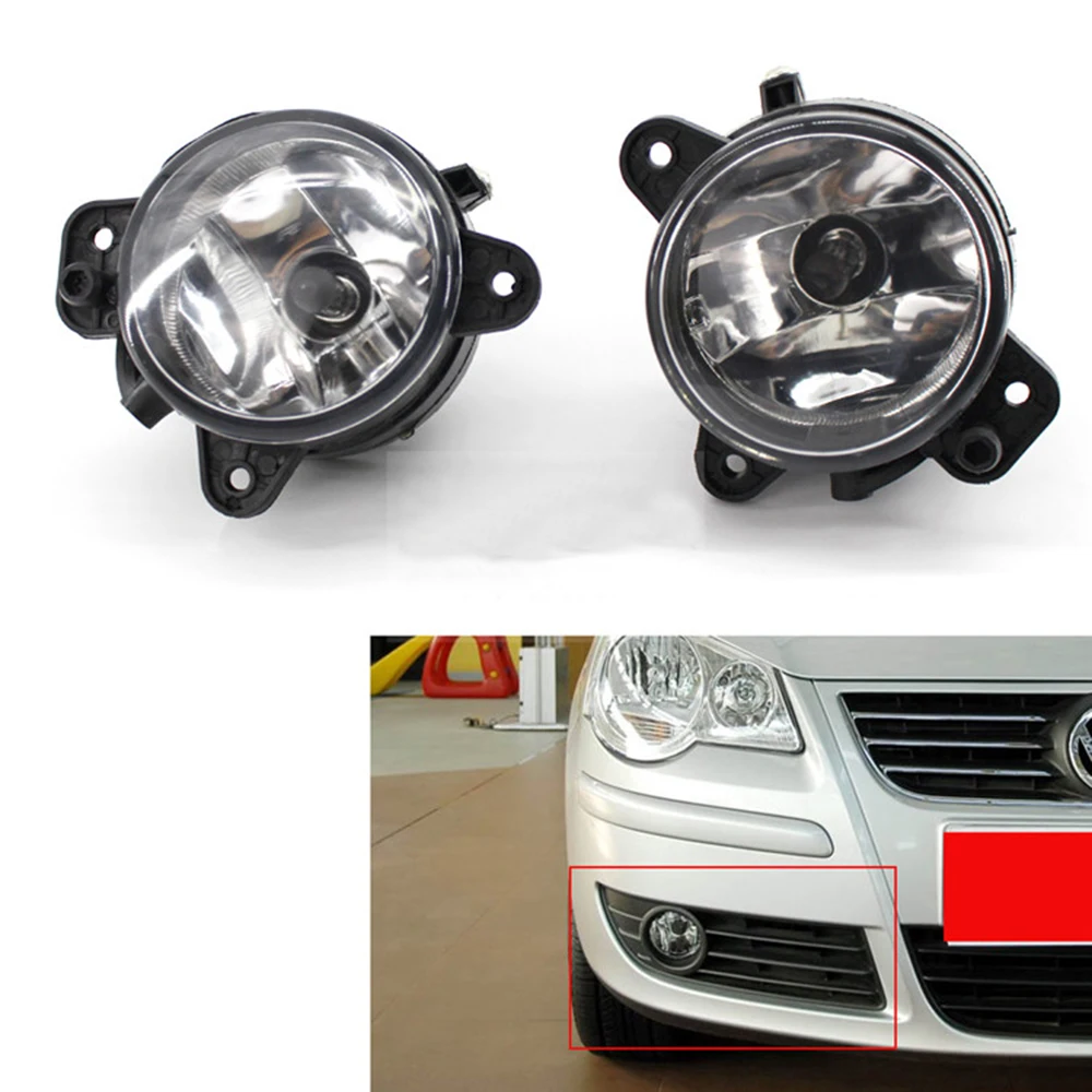 Автомобильные противотуманные фары для VW Polo 9N 2005 2006 2007 2008 передний бампер решетка