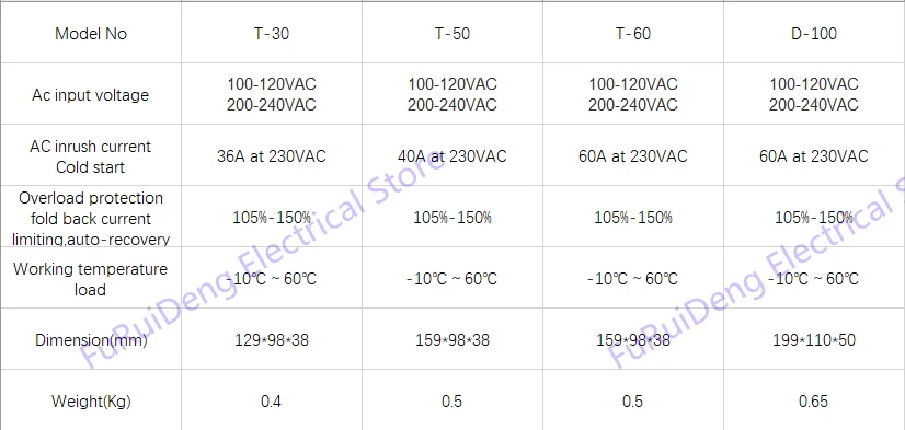 Тройной блок питания тройной выход DC5V, 12 V, 15 V, 24 V,-5 V,-12 V,-15 V T-30, T-50, T-60, T-100 30 W, 50 W, импульсный источник питания 60 Вт, 100 Вт