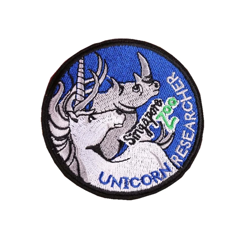 Нашивка на заказ вышитая Симпатичные животные для детей приклеивающаяся