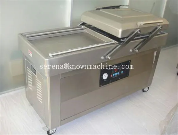 Коммерческая вакуумная упаковочная машина с двойной камерой из нержавеющей
