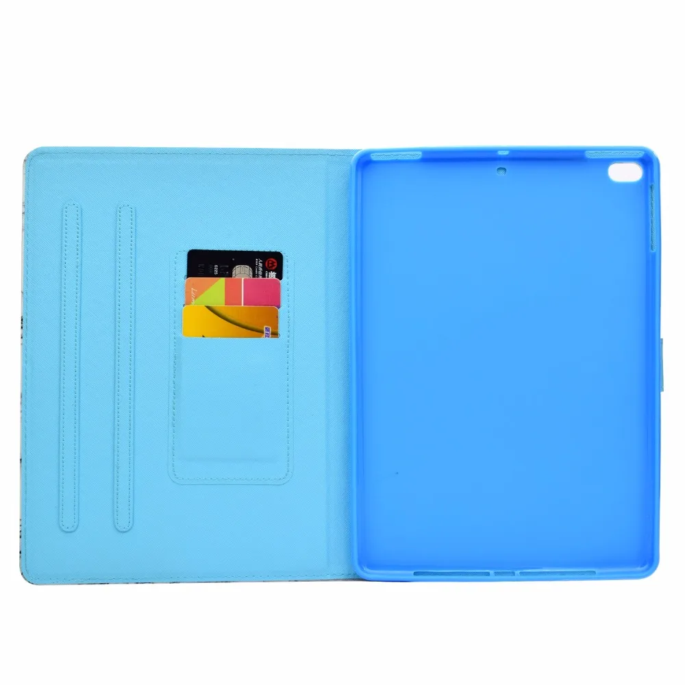 Модный чехол с цветочным рисунком для нового Apple iPad 9 7 2017 2018 A1822 A1893 раскрашенный