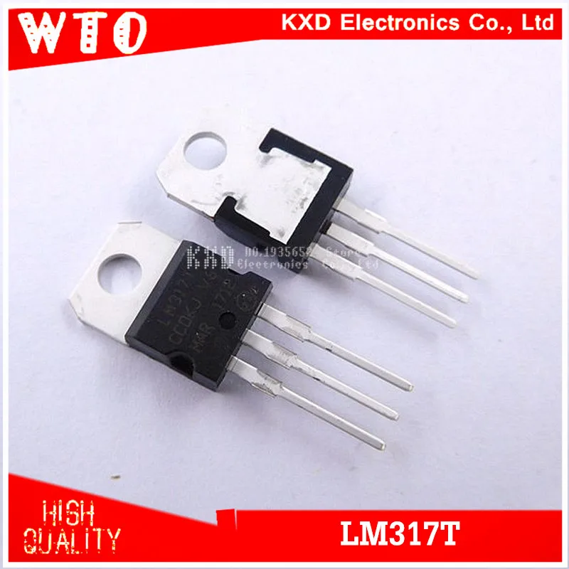 10 шт./лот LM317T LM317 TO 220 Регулируемый регулятор напряжения|Запасные части| |