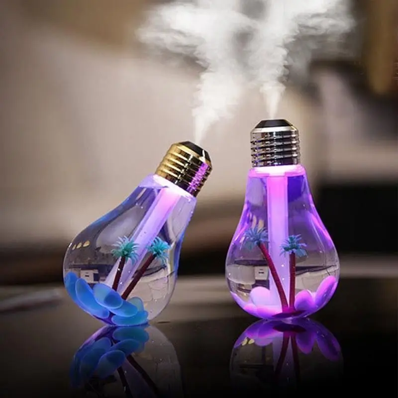 Портативный Новый USB LED мини-лампочки увлажнитель воздуха очиститель