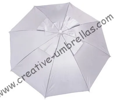 Зонтик для шляпы зонты рыбалки ручное открывание. Регулируемые размеры и круглые