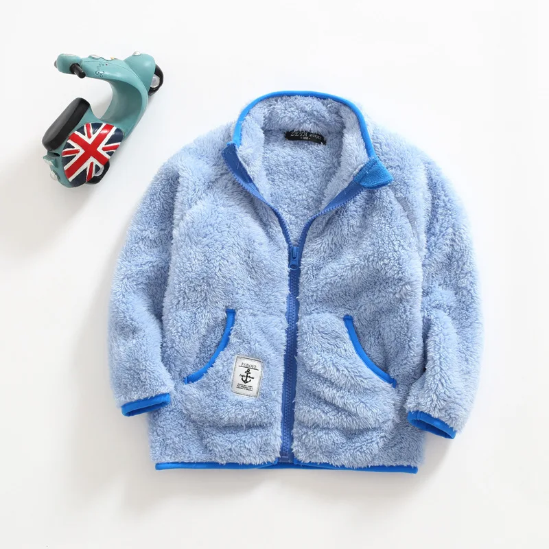 2018 новые модные пальто и куртки для маленьких мальчиков девочек детское флисовое