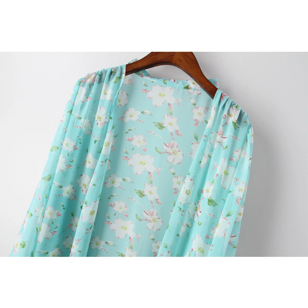 2018 женский летний кардиган в стиле бохо рубашка топы блузки повседневные camisas