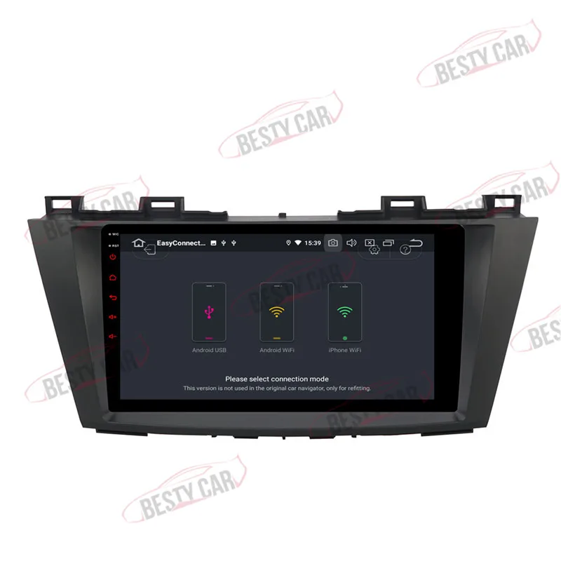 Автомагнитола 9-дюймовая Android 9.0 для Mazda 3 2010 2011 2012 2013 с GPS-навигацией, радио и аудио, головным устройством DSP 2.5D+IPS BT.