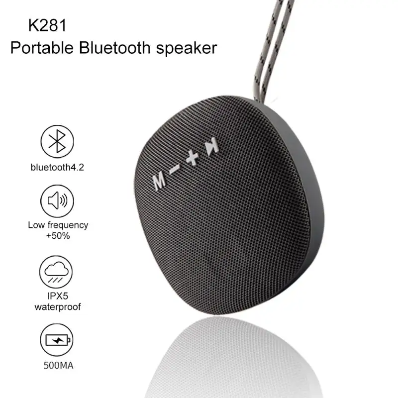 K281 открытый портативный Bluetooth динамик мини беспроводной Colunm Водонепроницаемая