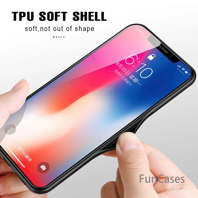 Роскошный мягкий силиконовый тканевый чехол для IPhone X XR XS MAX телефона накладка