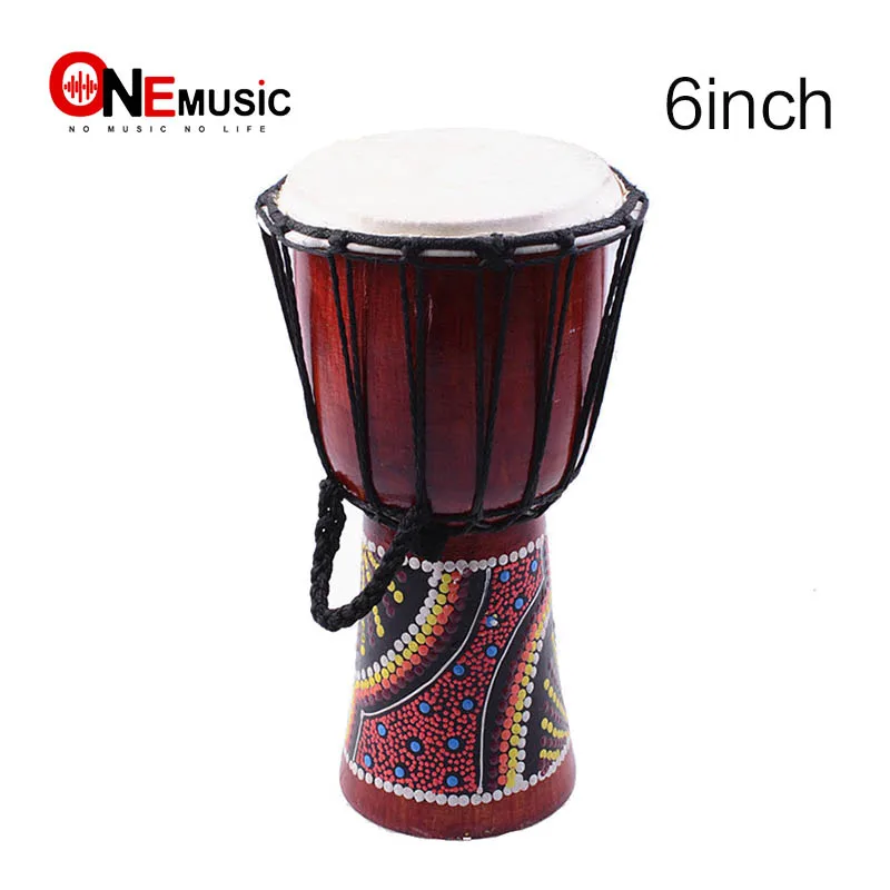 

Djembe Drum Mer ударная 6 дюймов Классическая картина деревянный Африканский Стиль ручной барабан для продажи мембранный с милым рисунком кота