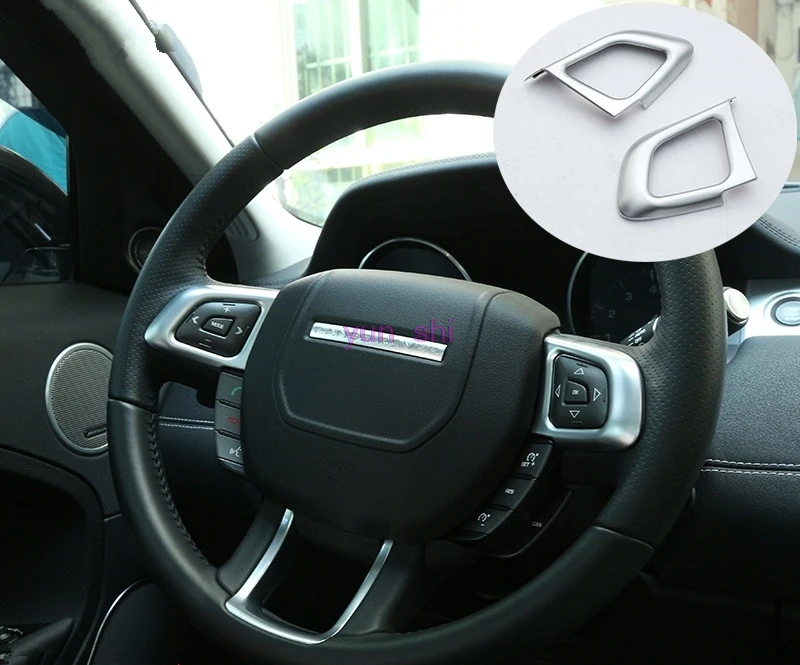 2 шт. декоративные наклейки на руль автомобиля 2012 2017 гг. выпуска|stickers cover|chrome carcar