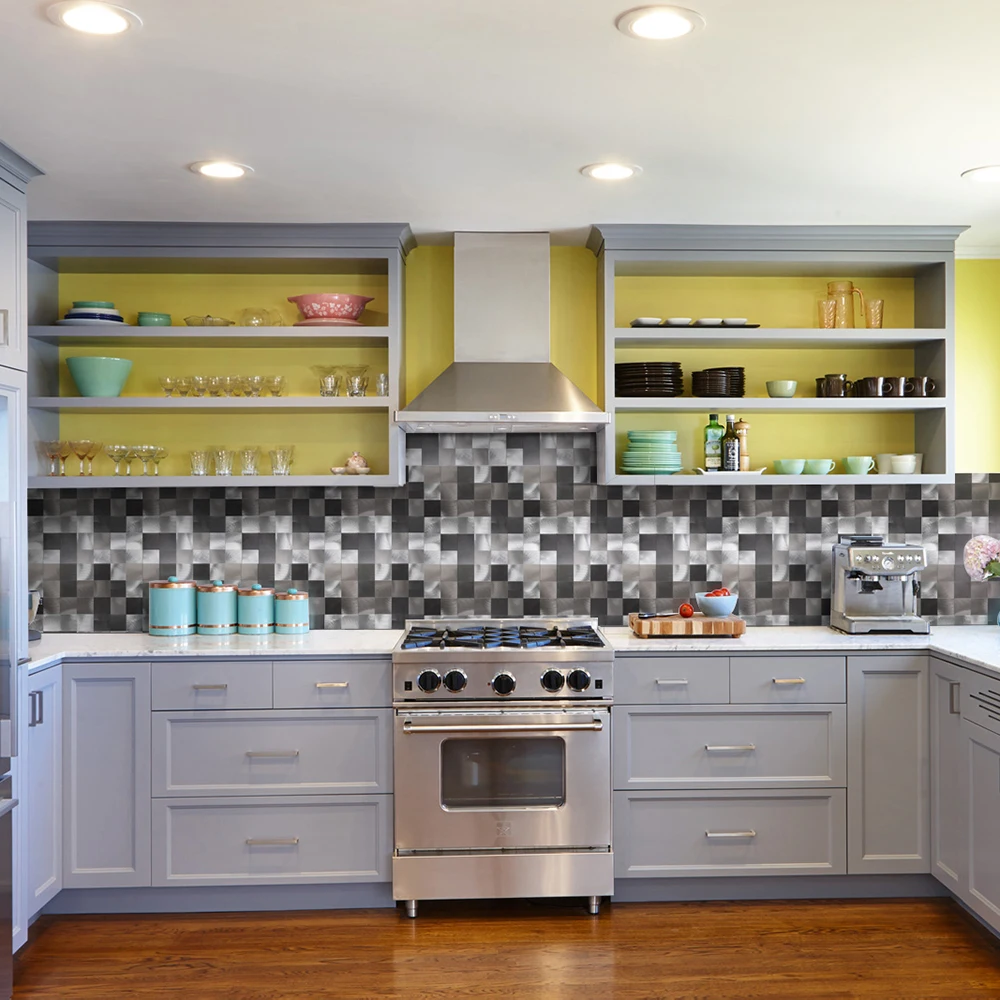 Водонепроницаемая огнеупорная металлическая плитка для стены 4 мм квадратная из