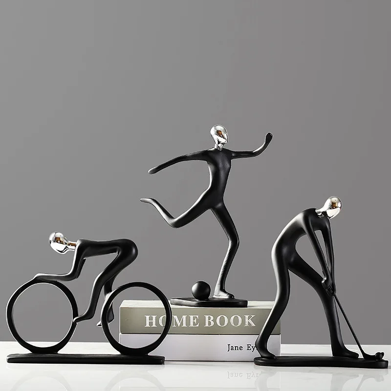 Фото Modern Resin Abstract Sports Man Miniature Figurines Black Rider Statue Craft Ornaments Home Office Living Room Decoration Gifts Дом и сад Modern Resin Abstract Sports Man Miniature Figurines Black Rider Statue Craft Ornaments Home Office Living Room Decoration Gifts Дом и сад