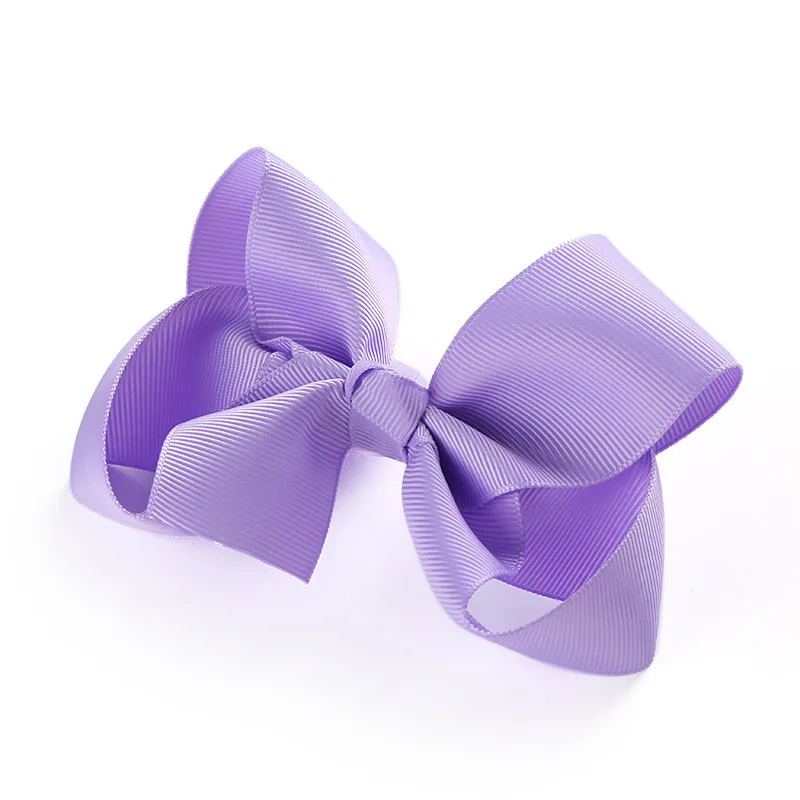 24 colors 5 Inches Hair Bow Boutique Grosgrain Ribbon Hairgrips Clips Headwear Barrette Bowknot For Women Girls Accessories | Детская