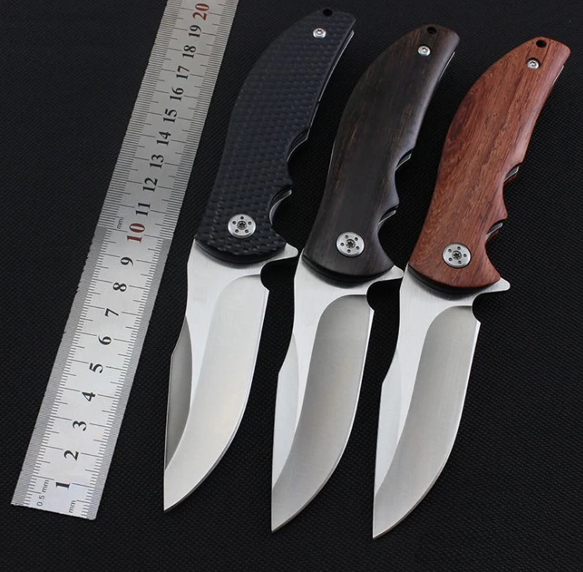 ZT0606 тактический складной нож 8cr13mov лезвие G10 деревянная ручка походные карманные ножи для выживания шарикоподшипник Флиппер Открытый Инструменты