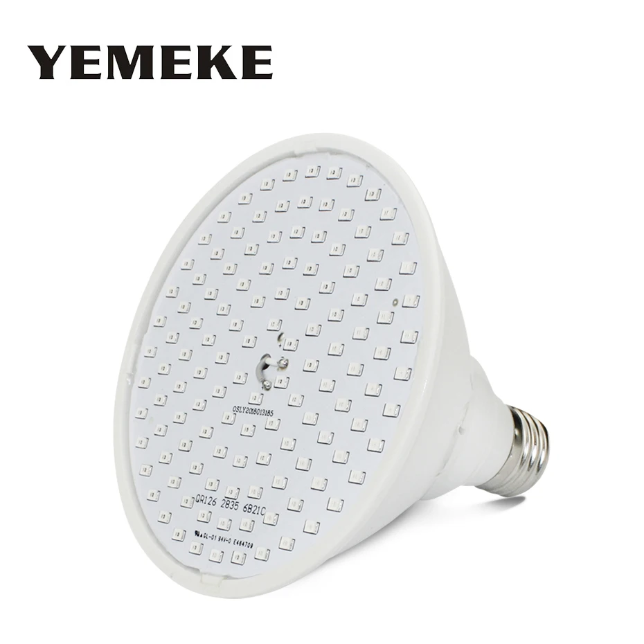 E27 светодиодная лампа для выращивания растений с полным спектром фитолампа