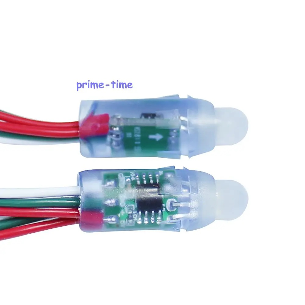 WS2811 полноцветный пиксельный модуль 12 мм DC5V IP68 водонепроницаемый точечный