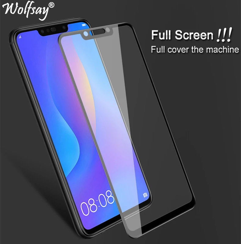 Стекло Wolfsay для Huawei Nova 3i 2 шт. защита экрана закаленное стекло P Smart Plus Защитная
