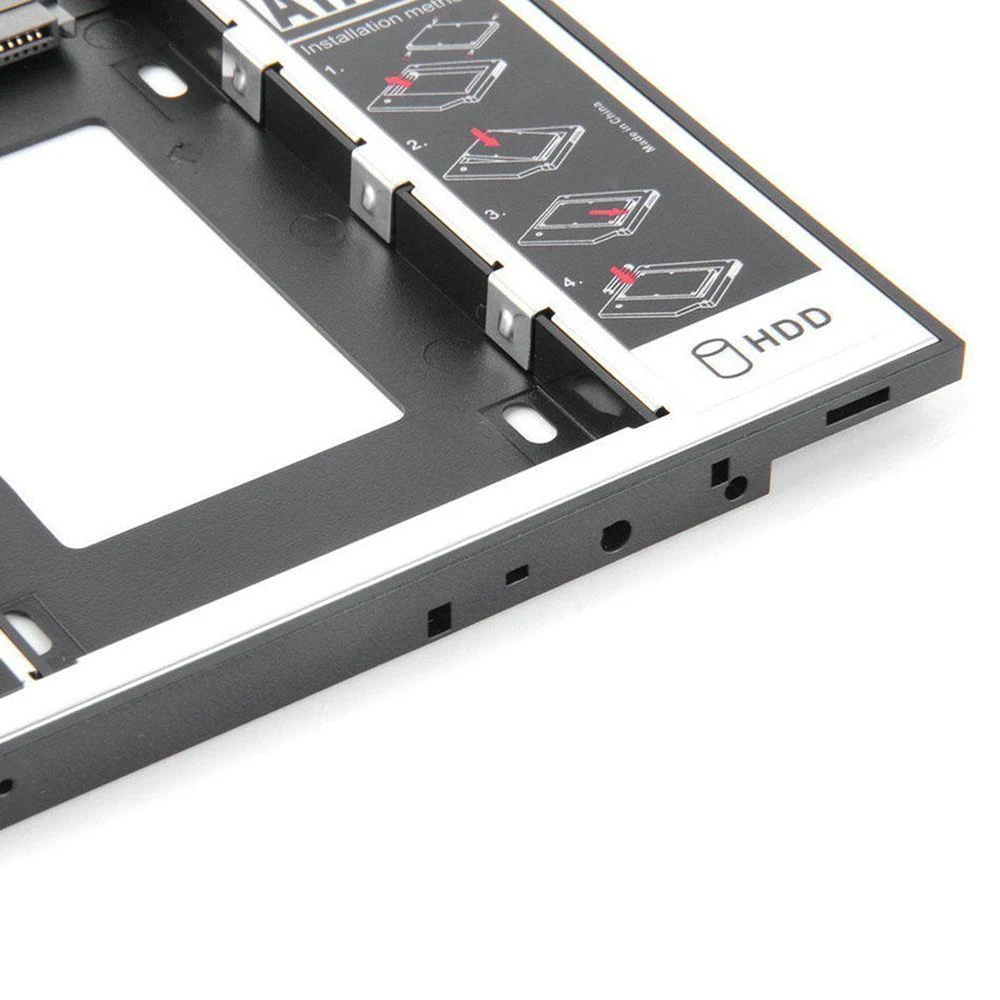 Универсальный SATA 2nd HDD SSD жесткий диск Caddy 9 5 мм для CD/DVD-ROM Оптический отсек Лидер