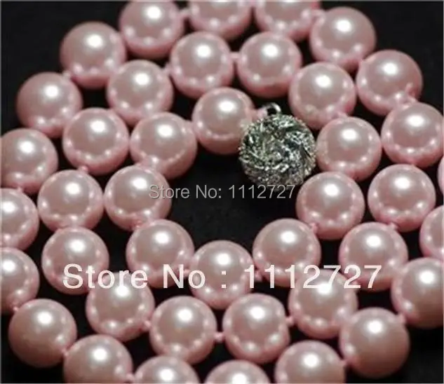 Ожерелье с жемчужинами, очаровательное модное ожерелье кремового жемчуга 10 мм, ракушки южного моря, дизайн для изготовления ювелирных изделий 18 дюймов, AAA ED133, оптовая цена