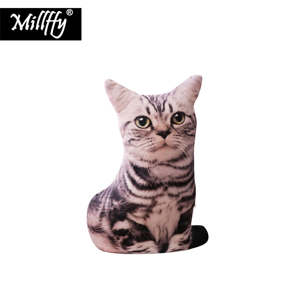 Дропшиппинг Millffy Новое поступление 1 шт. 50 см 3D принт плюшевые кошачьи Подушки