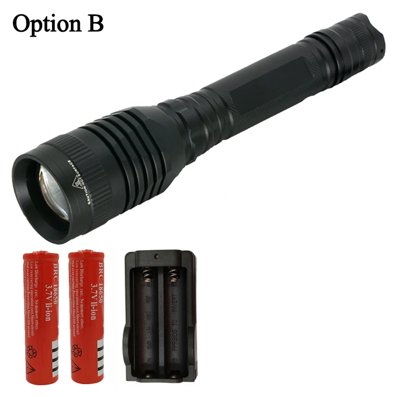 Option B Litwod Z20 P73 CREE XHP70 чип 8000 лм конвой Лен лампа Мощный тактический светодиодный светильник-вспышка XHP50 светильник-вспышка фонарь с зумом - Испускаемый цвет: Option B