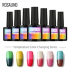 Гель ROSALIND 1S 10 мл, флакон, черный цвет хамелеон, изменяющийся от температуры T31-60 УФ гель лак для ногтей светодиодный Перманентный Гель-лак