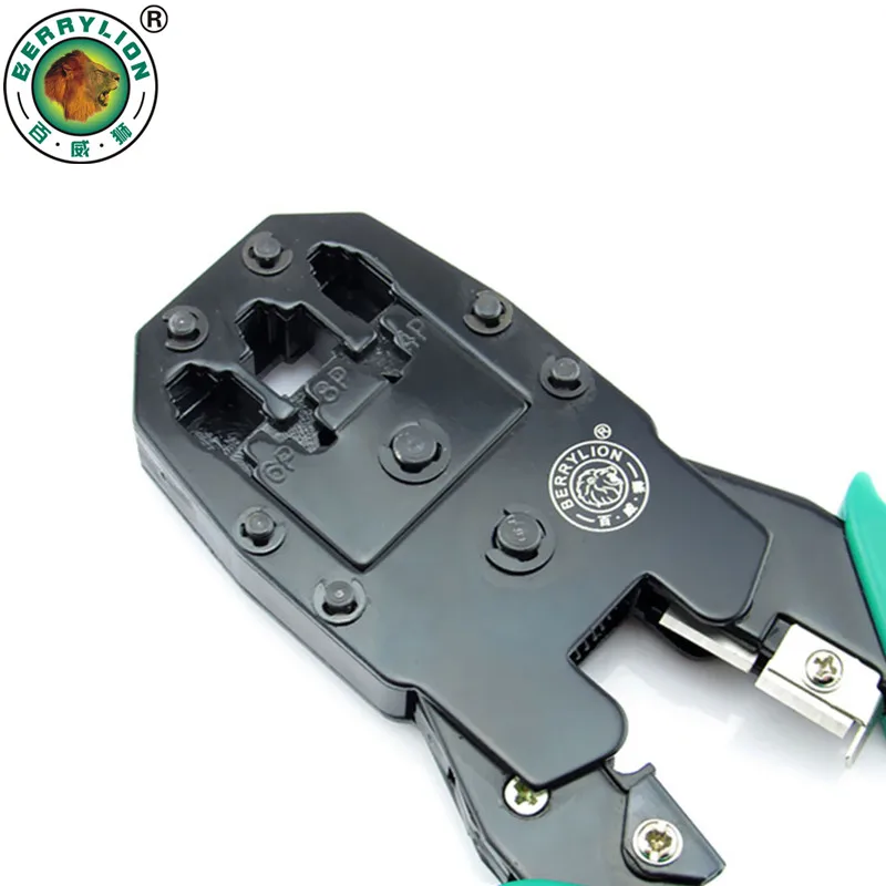 Обжимные клещи BERRYLION 3 в 1 устройство для зачистки проводов RJ45 RJ11 RJ12 Мультитул