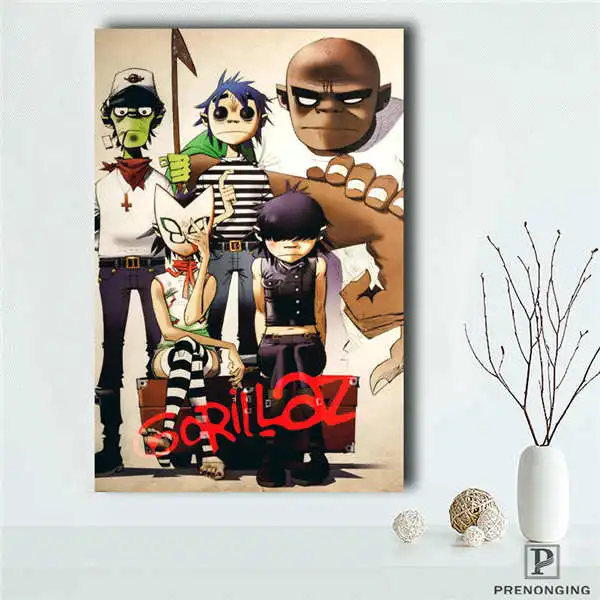 Холст постер из шелковой ткани A-247 на заказ gorillaz& j домашний декор Мода Современный для спальни плакат Размер@ 190414-S-25 - Цвет: Canvas Poster