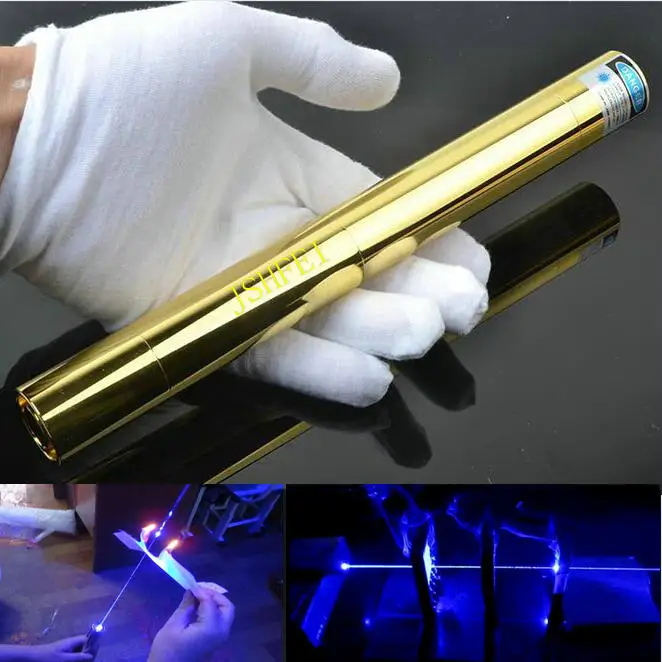 Лазерная указка JSHFEI 2000 МВт фокусируемая спичка для горящей сигареты поп-шар