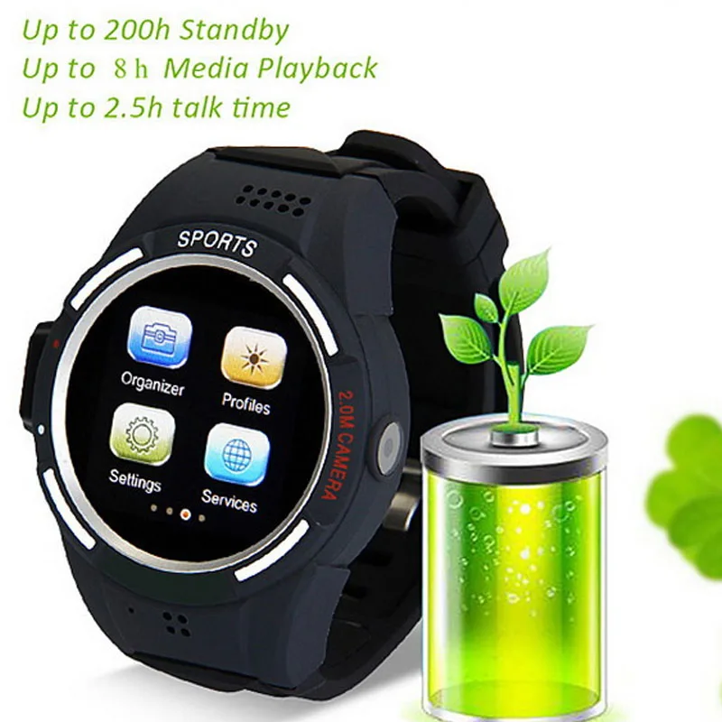Хит продаж спортивные Смарт часы для телефона поддержка SIM карты камера звонки