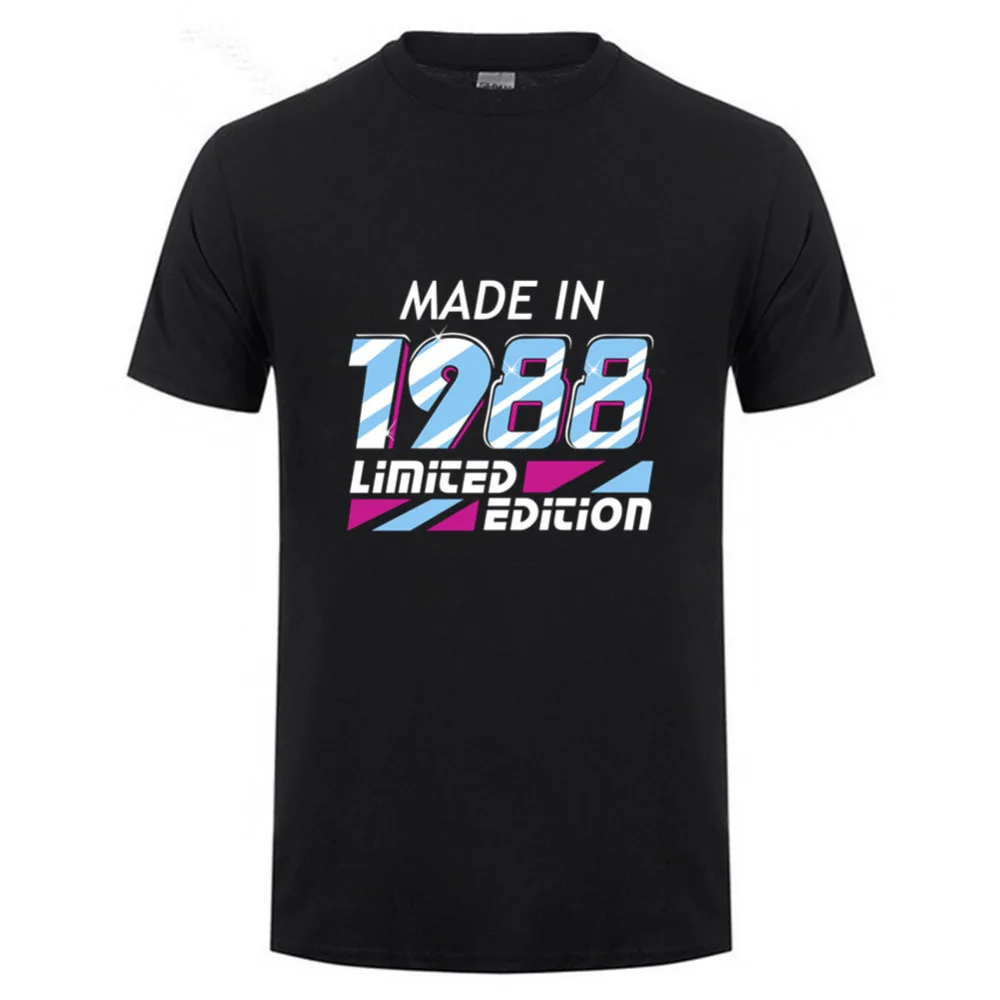 Сделано в 1988 все оригинальные Запчасти 30th подарок на день рождения Футболка