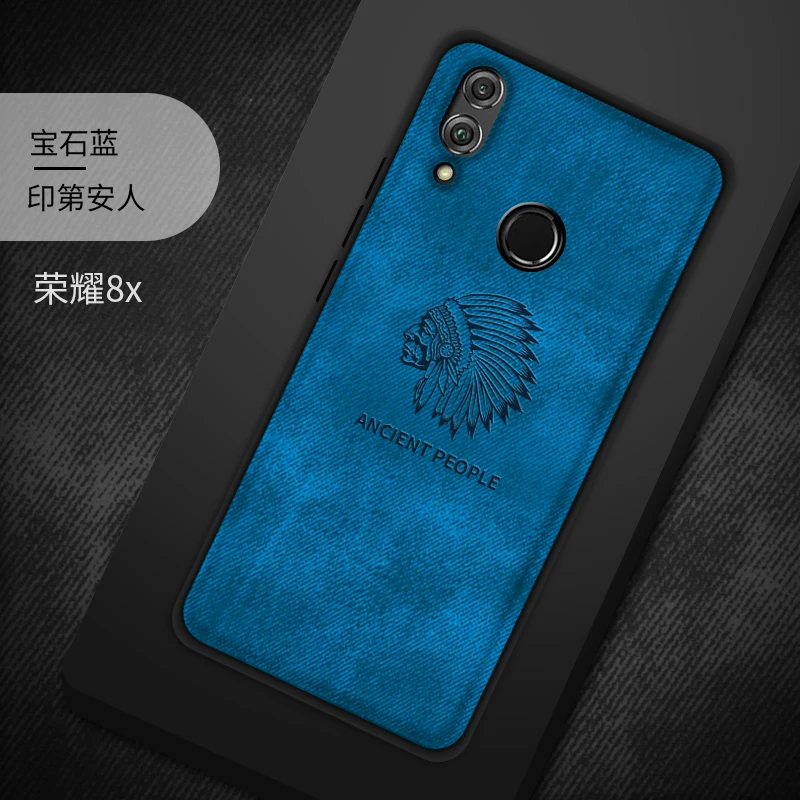 14 Чехол для Huawei Honor 8X, чехол для Huawei Honor 8 X, мягкий силиконовый край, тканевый чехол для Fundas Huawei Honor 8X, чехол - Цвет: 14
